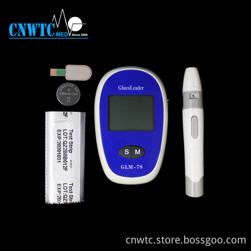 Medical Glucometer: Comprehensive Blood Glucose Monitoring Kit Including Strips and Lancets
